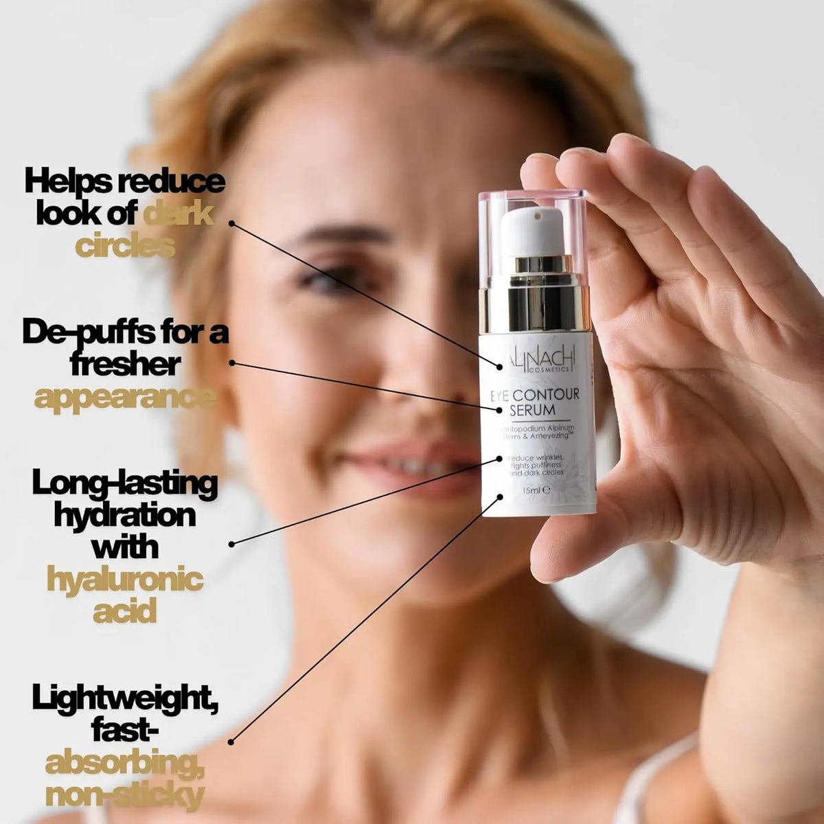 The Ameyezing Eye Contour Serum, 15ml. skincare CALINACHI Cosmetics