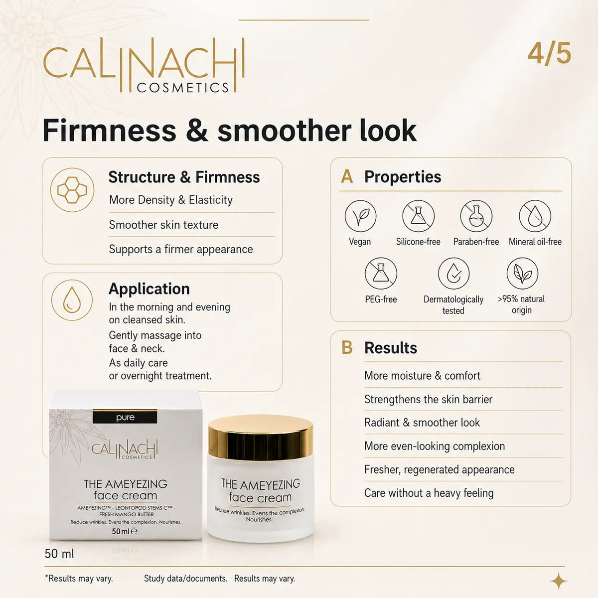 The Ameyezing REGENERATING Face Cream, 50ml. skincare CALINACHI Cosmetics