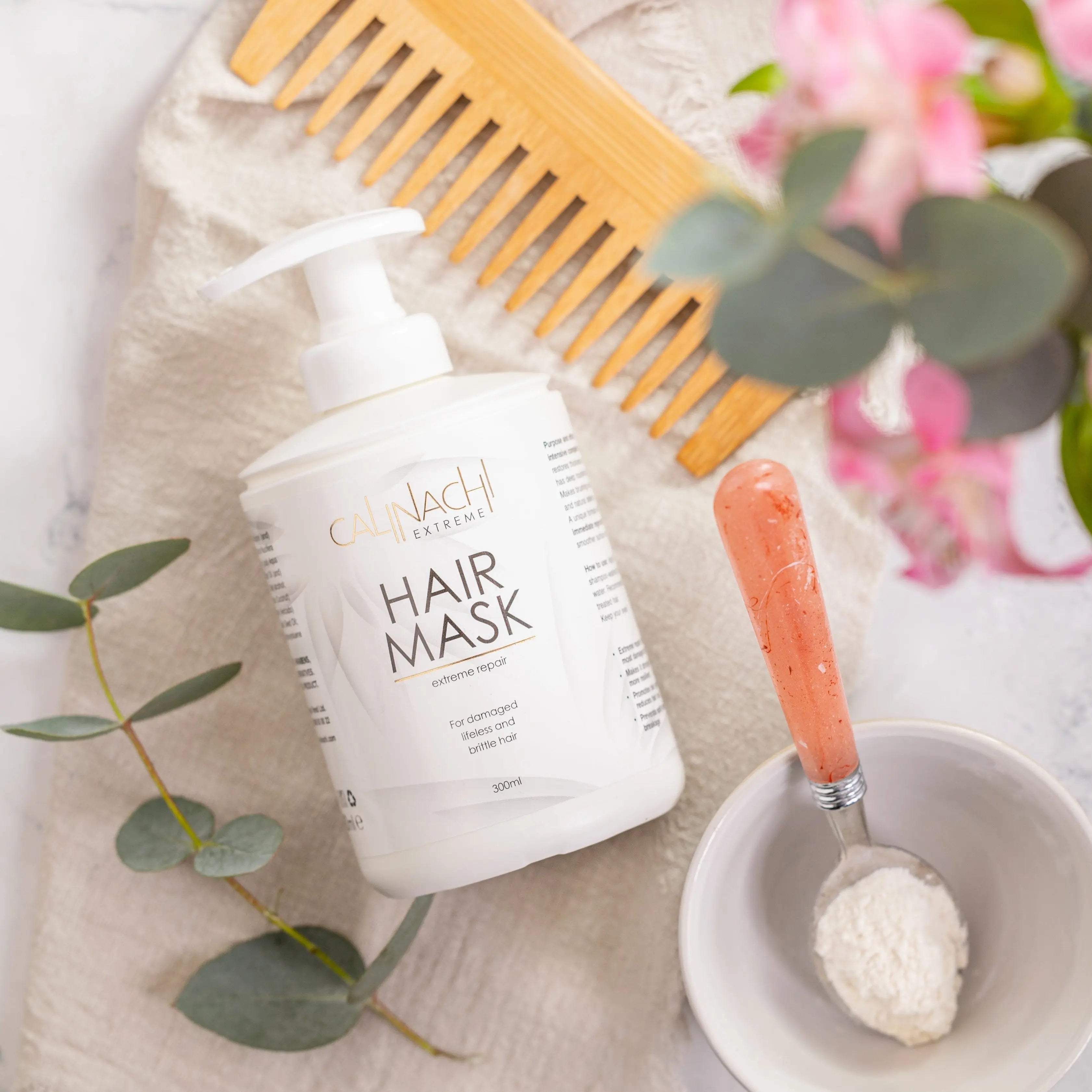 Protein Expert (Dry to Normal & Normal) Anti-Hair Loss, Restorative, Mask for Scalp and Hair, 300 ml. CALINACHI Cosmetics