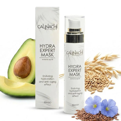 Hydra Mask for Face, Neck, and Décolletage, 50ml.  CALINACHI Cosmetics