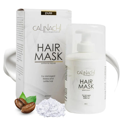 Protein Expert (Dry to Normal &amp; Normal) Anti-Hair Loss, Restorative, Mask for Scalp and Hair, 300 ml.  CALINACHI Cosmetics