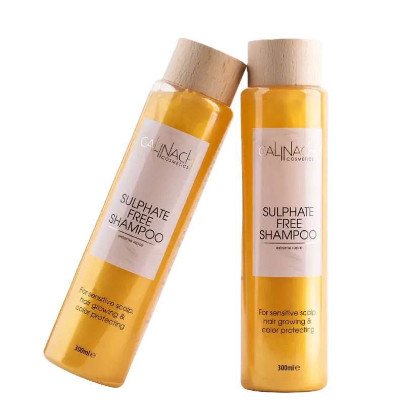 Protein &amp; Caffeine Scalp and Hair Shampoo, Sulfate-free, 300ml.  CALINACHI Cosmetics