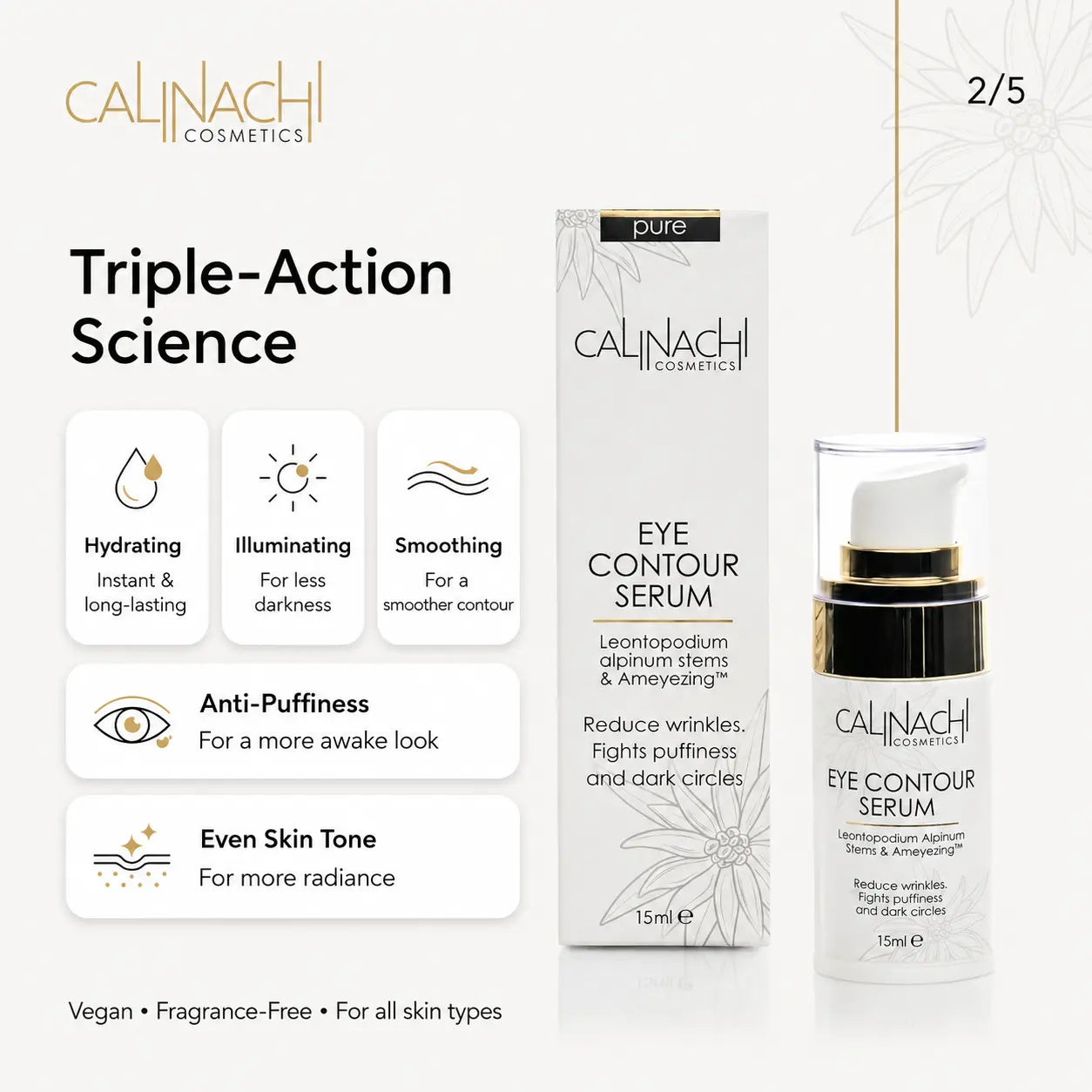 The Ameyezing Eye Contour Serum, 15ml. skincare CALINACHI Cosmetics