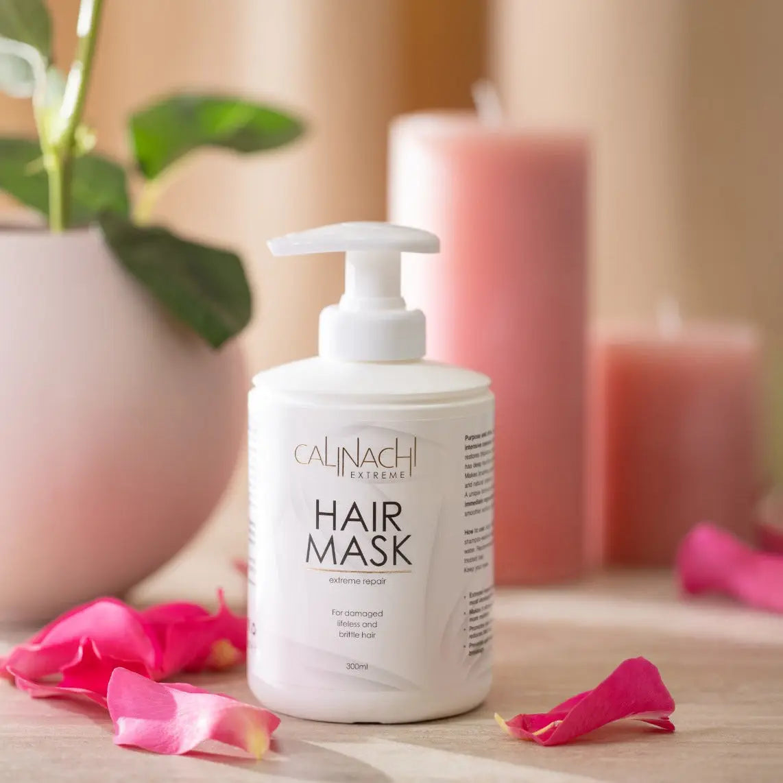 Protein Expert (Dry to Normal &amp; Normal) Anti-Hair Loss, Restorative, Mask for Scalp and Hair, 300 ml.  CALINACHI Cosmetics