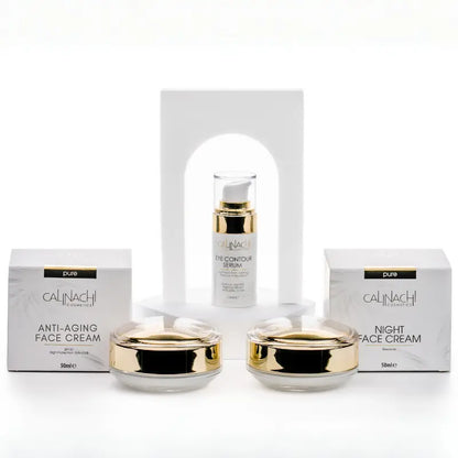 Anti-aging Therapy for Face, Neck, and Décolletage SkinCare Set CALINACHI Cosmetics
