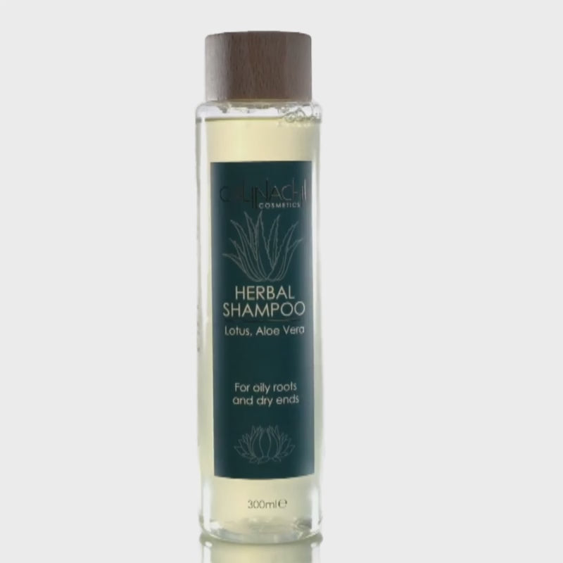 Champú Profesional para Cuero Cabelludo Graso y Puntas Secas | Herbal y Sin Sulfatos | 300 ml