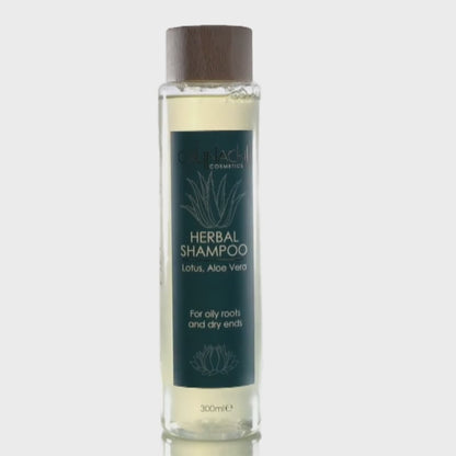 Champú Profesional para Cuero Cabelludo Graso y Puntas Secas | Herbal y Sin Sulfatos | 300 ml